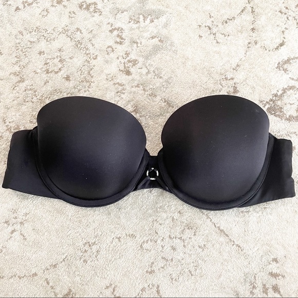 La Senza Strapless Push-up Bra in Black Size34B